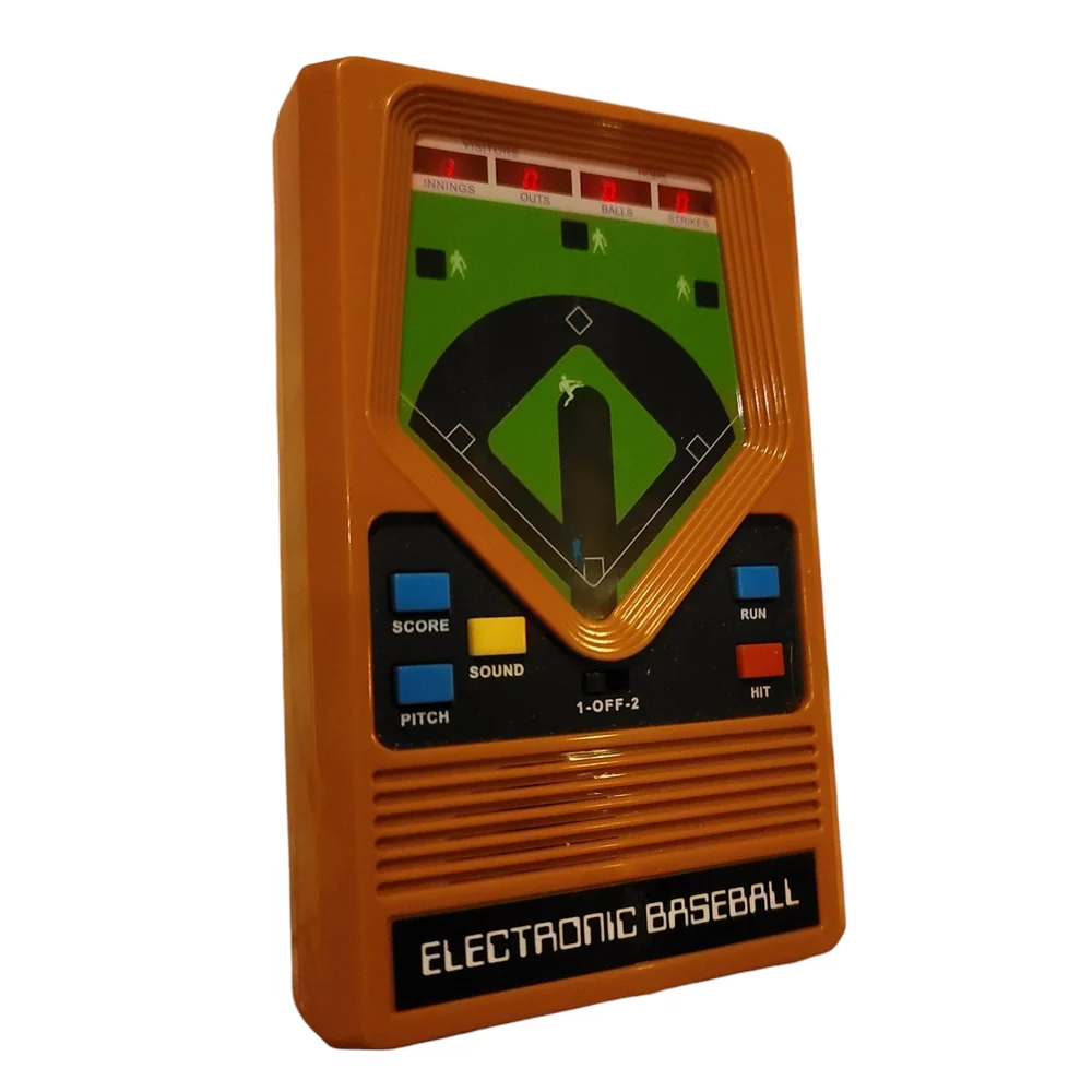 Electronic Baseball Handheld Game - Orange